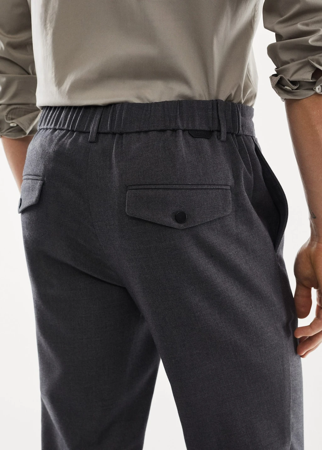 Pantalon Slim Fit Tissu Technique – Image 13