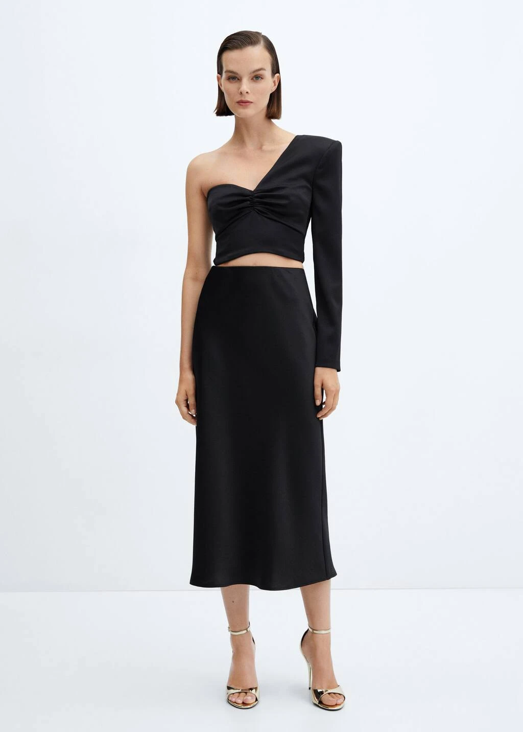 Blouse Crop Asymétrique – Image 2