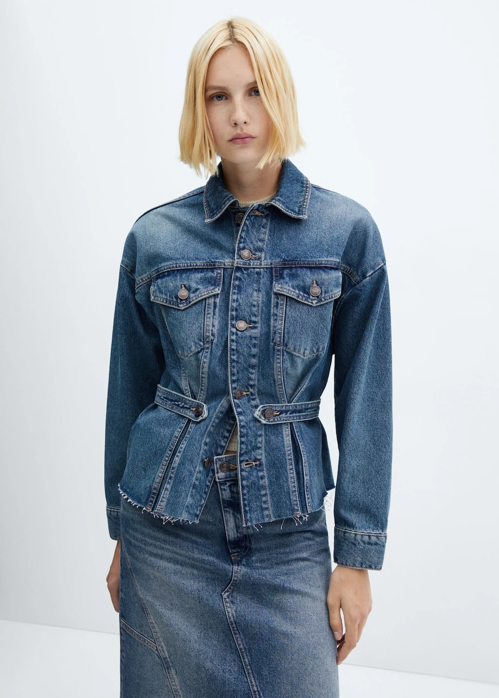 Jupe Denim Asymétrique – Image 4