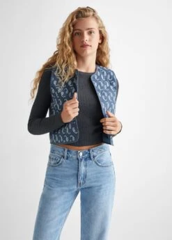 Gilet En Imprimé Cachemire