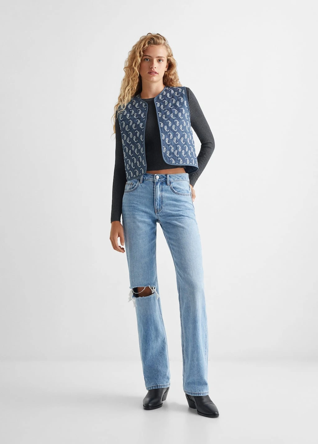 Gilet En Imprimé Cachemire – Image 2