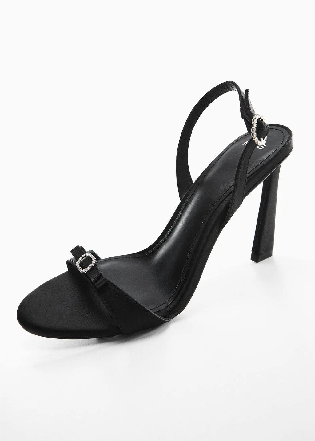 Sandales SatinĂ©es Boucle Strass â Image 6