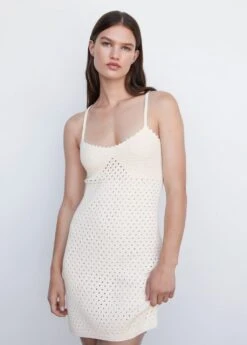 Robe Maille Détail Ajouré