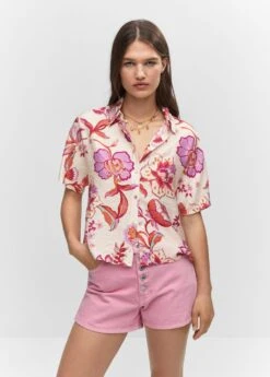 Chemise Imprimée à Boutons
