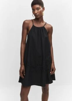 Robe Détails Brodés