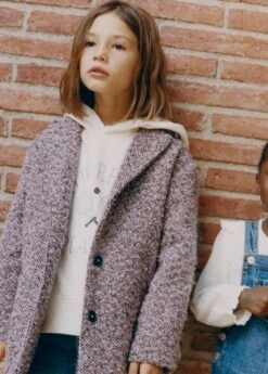 Manteau Jaspé Maille