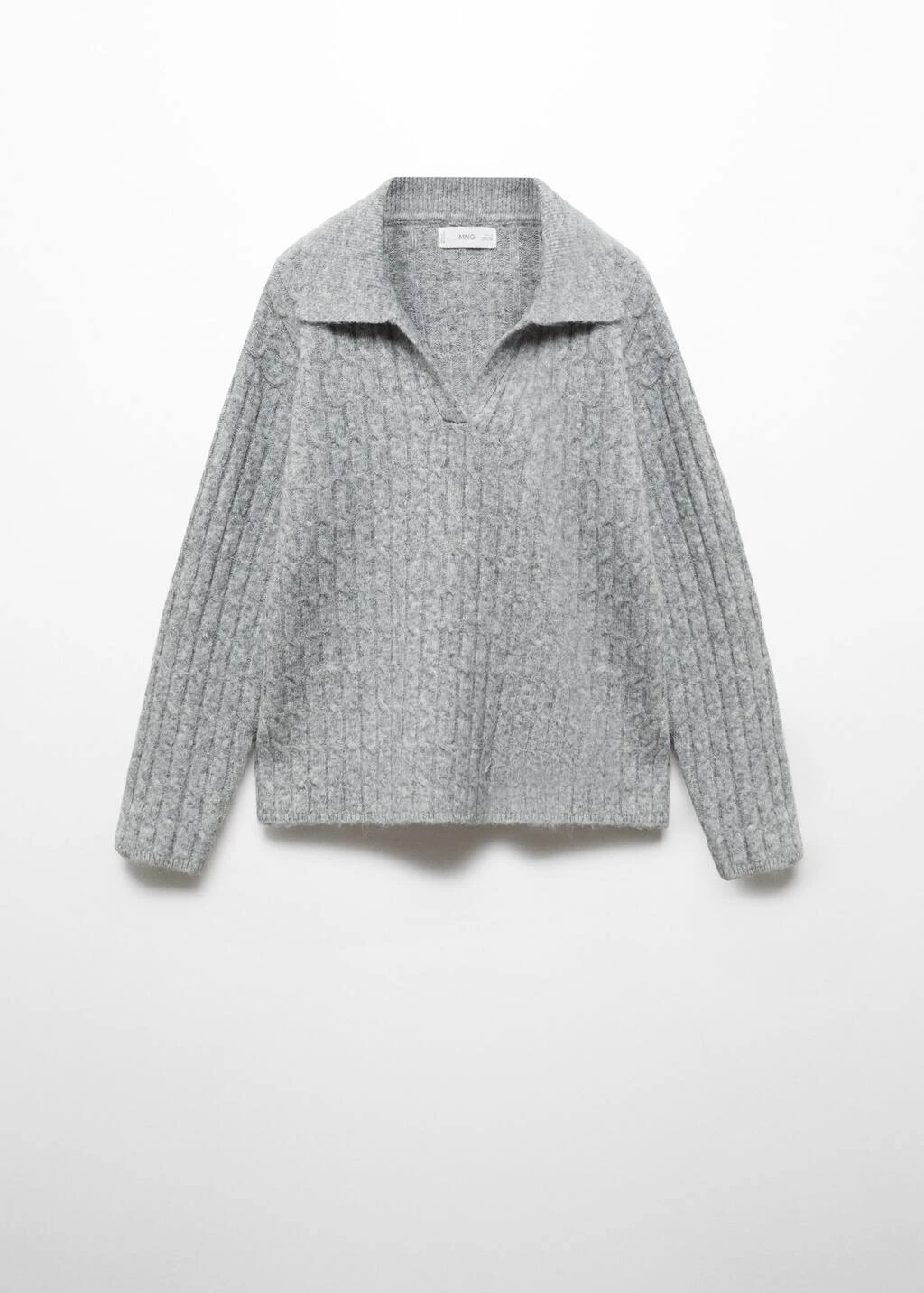 Pull-over Maille Col Polo â Image 3