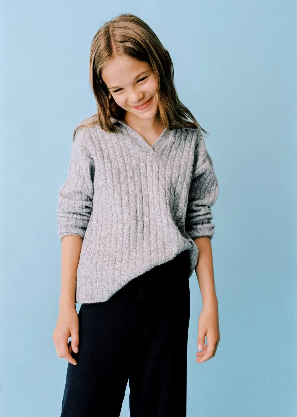 Pull-over Maille Col Polo â Image 2