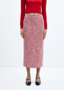 Jupe Tweed Pied-de-poule