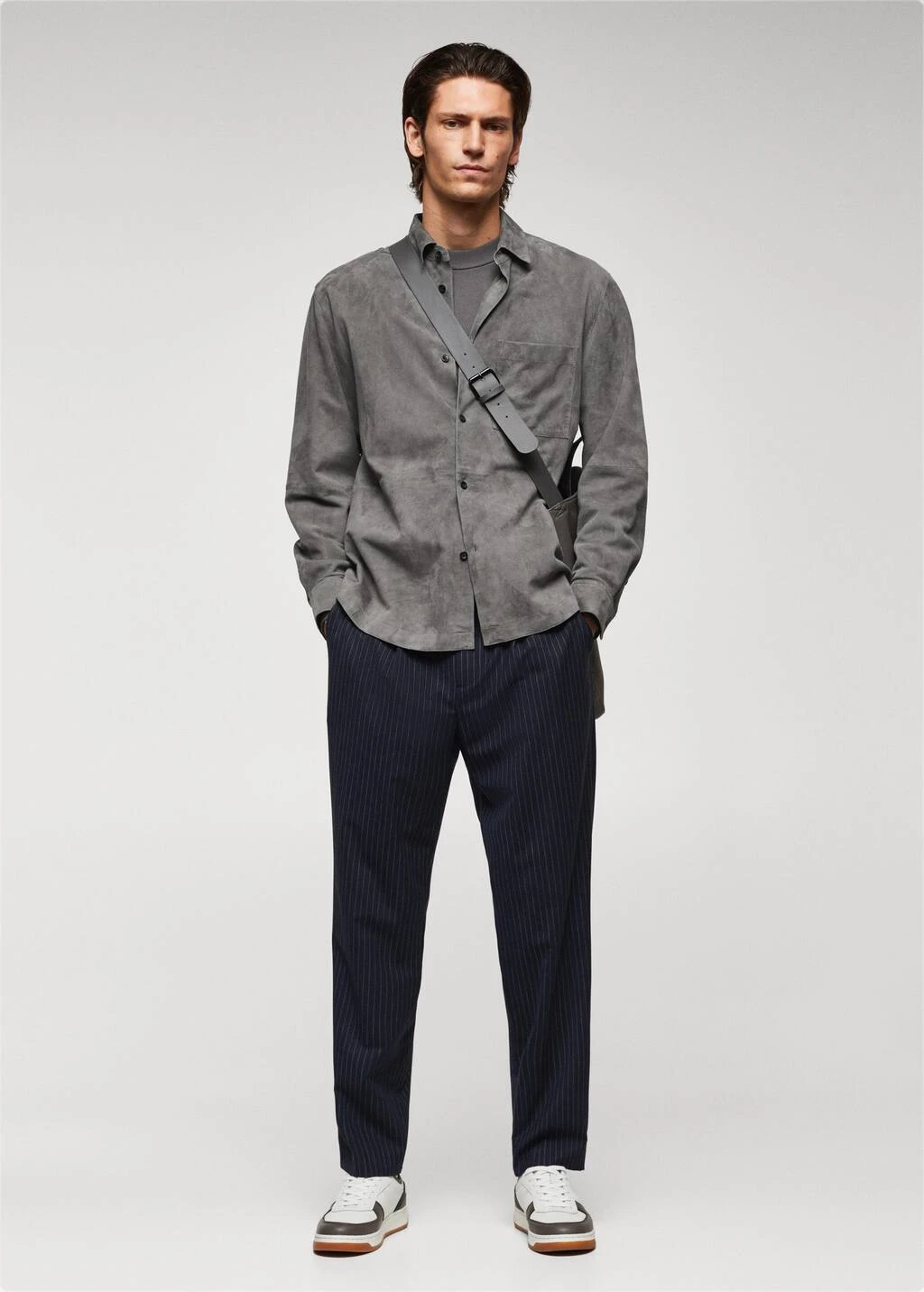 Surchemise Cuir Daim Poche – Image 2