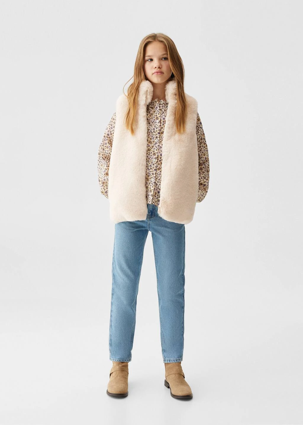 Gilet Fourrure Synthétique – Image 2