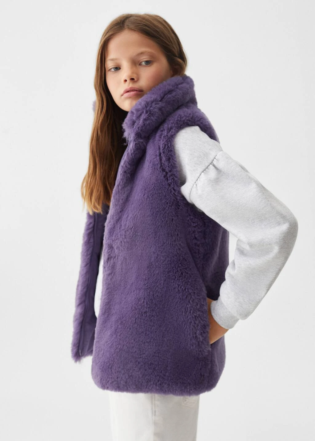 Gilet Fourrure Synthétique – Image 10