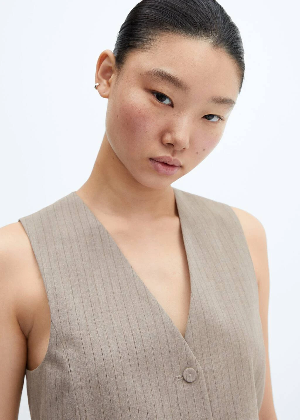 Gilet Fines Rayures – Image 4