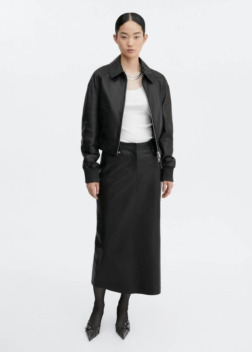 Bomber Aviateur Cuir â Image 2