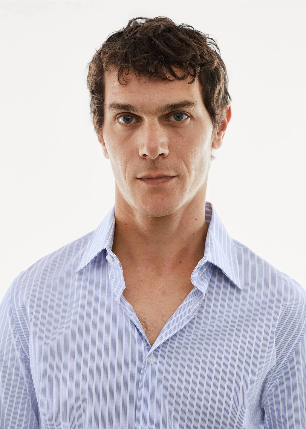 Chemise Slim-fit Rayures Tissu Stretch – Image 4