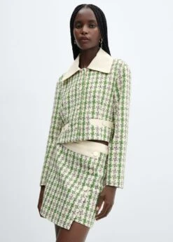 Minijupe Tweed Boutons