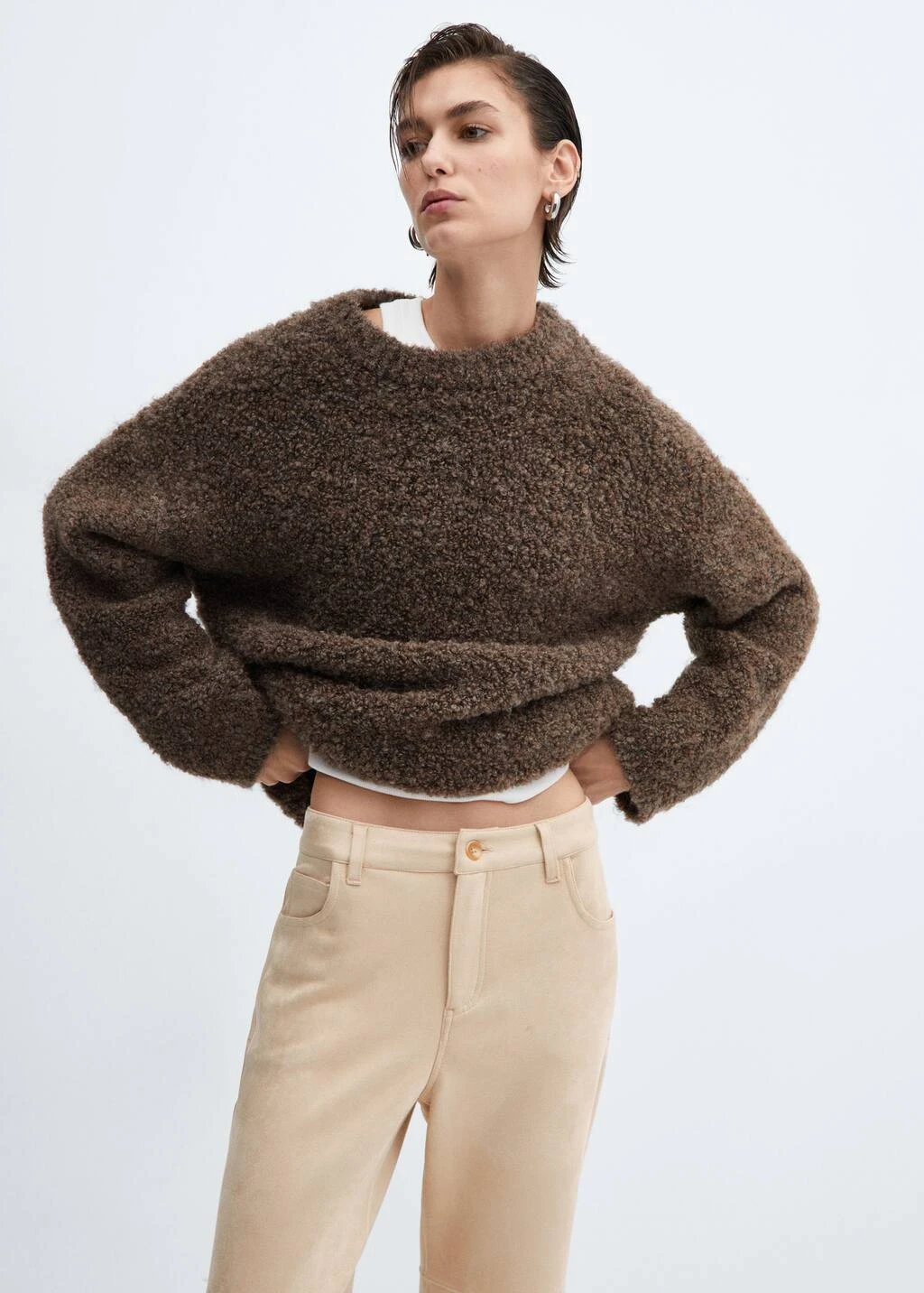 Pantalon SuĂ©dine Coutures â Image 4