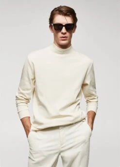 T-shirt Manches Longues Col Montant