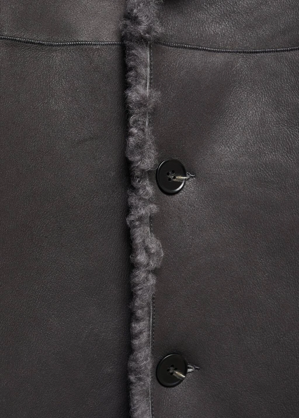 Manteau Réversible Fourrure Cuir Ovin – Image 10