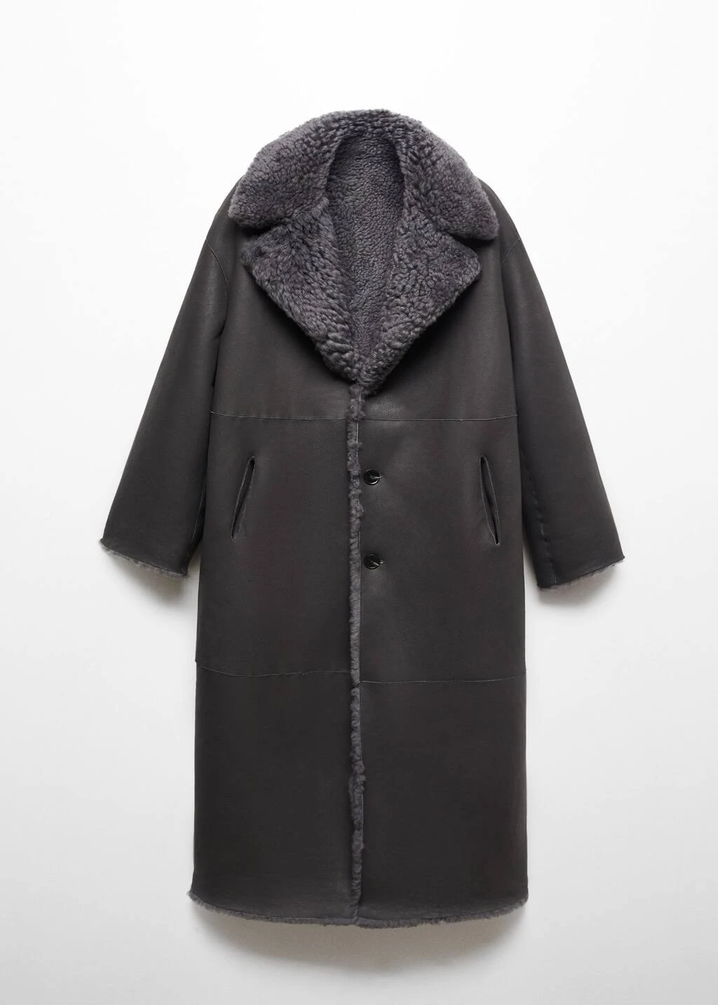 Manteau Réversible Fourrure Cuir Ovin – Image 8