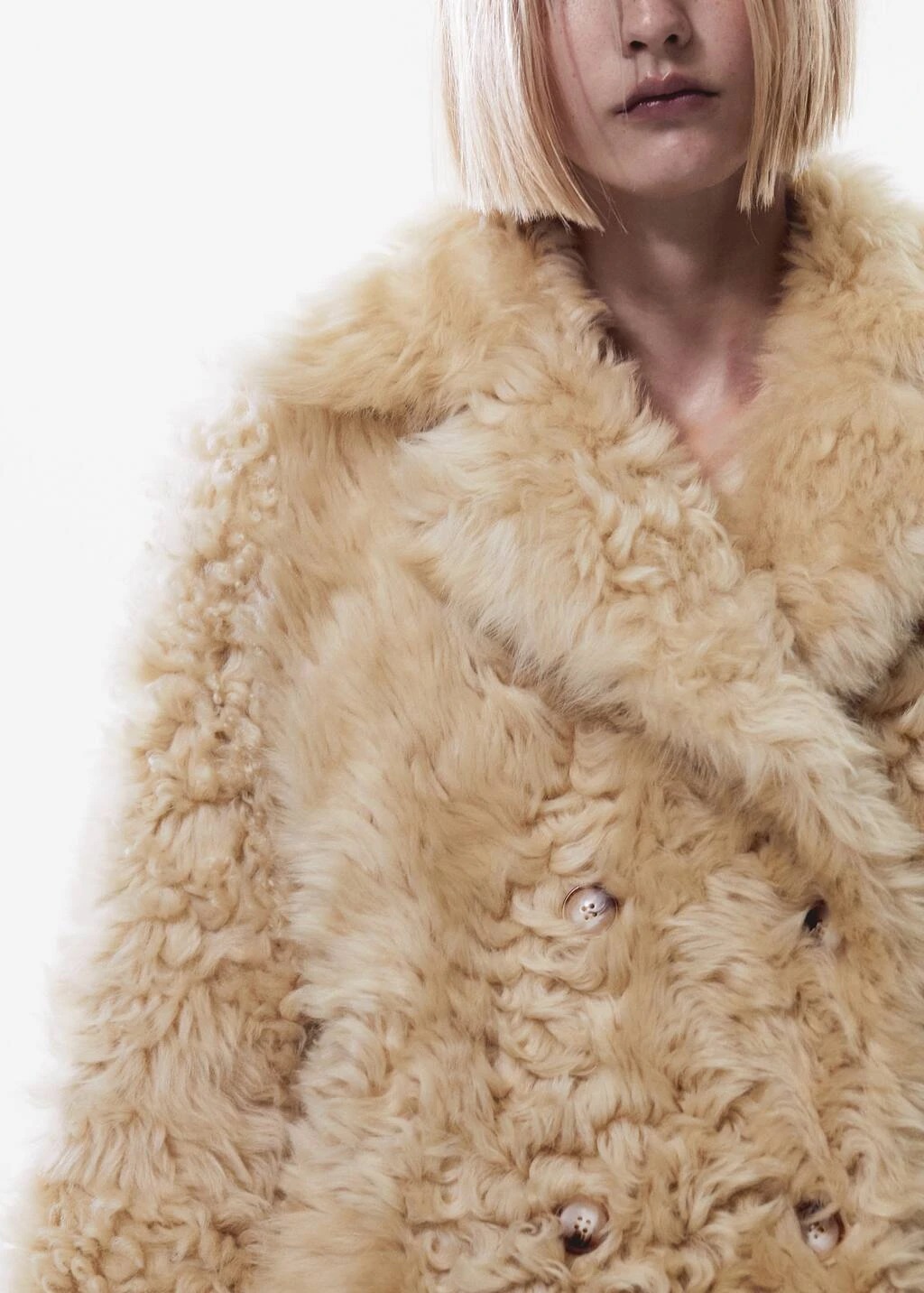 Manteau Fourrure Doublure Cuir – Image 5