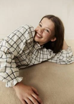 Blouse à Carreaux Coton