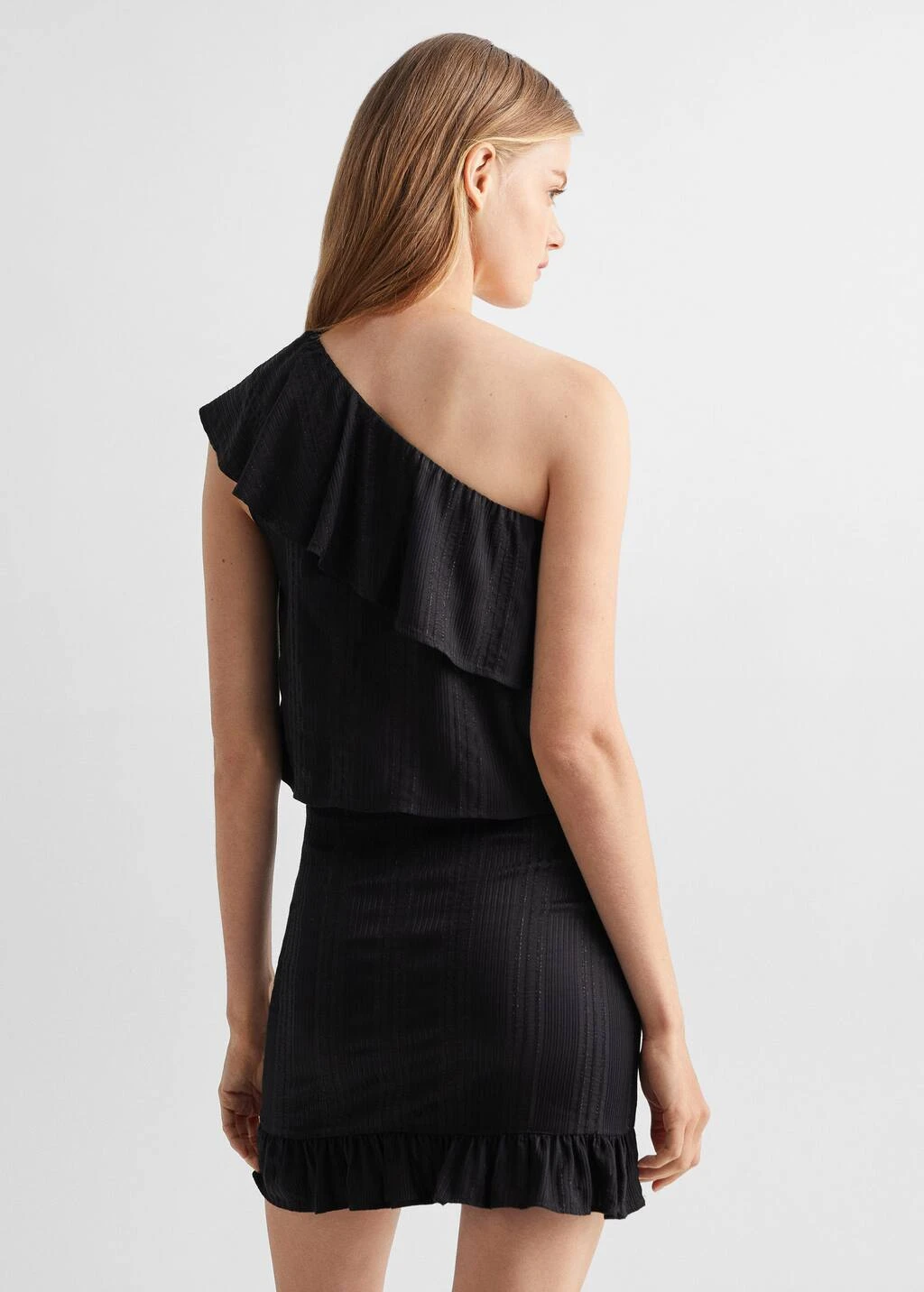 Blouse Asymétrique Détail Brillant – Image 3