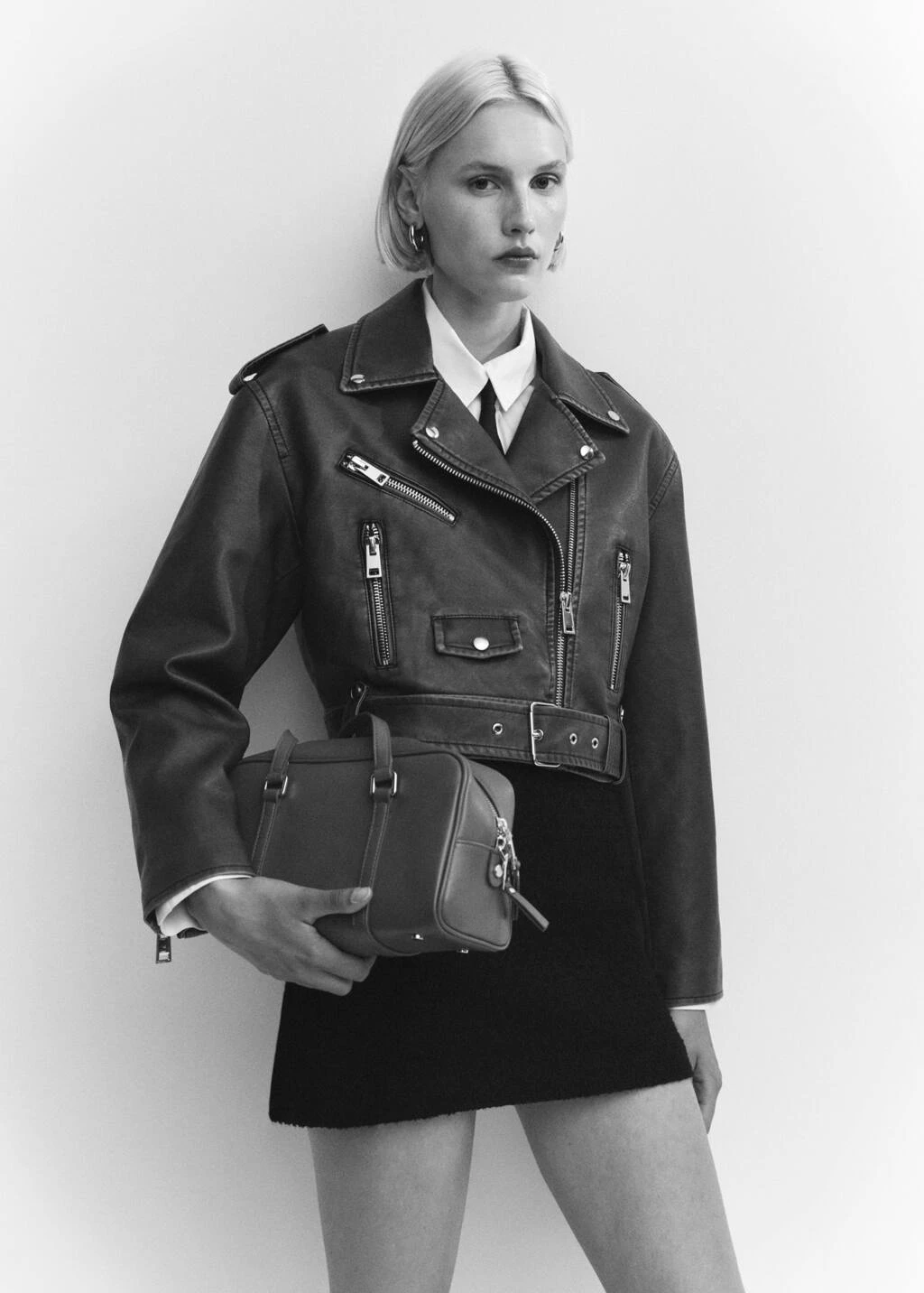 Blouson Biker Effet UsĂ© â Image 5