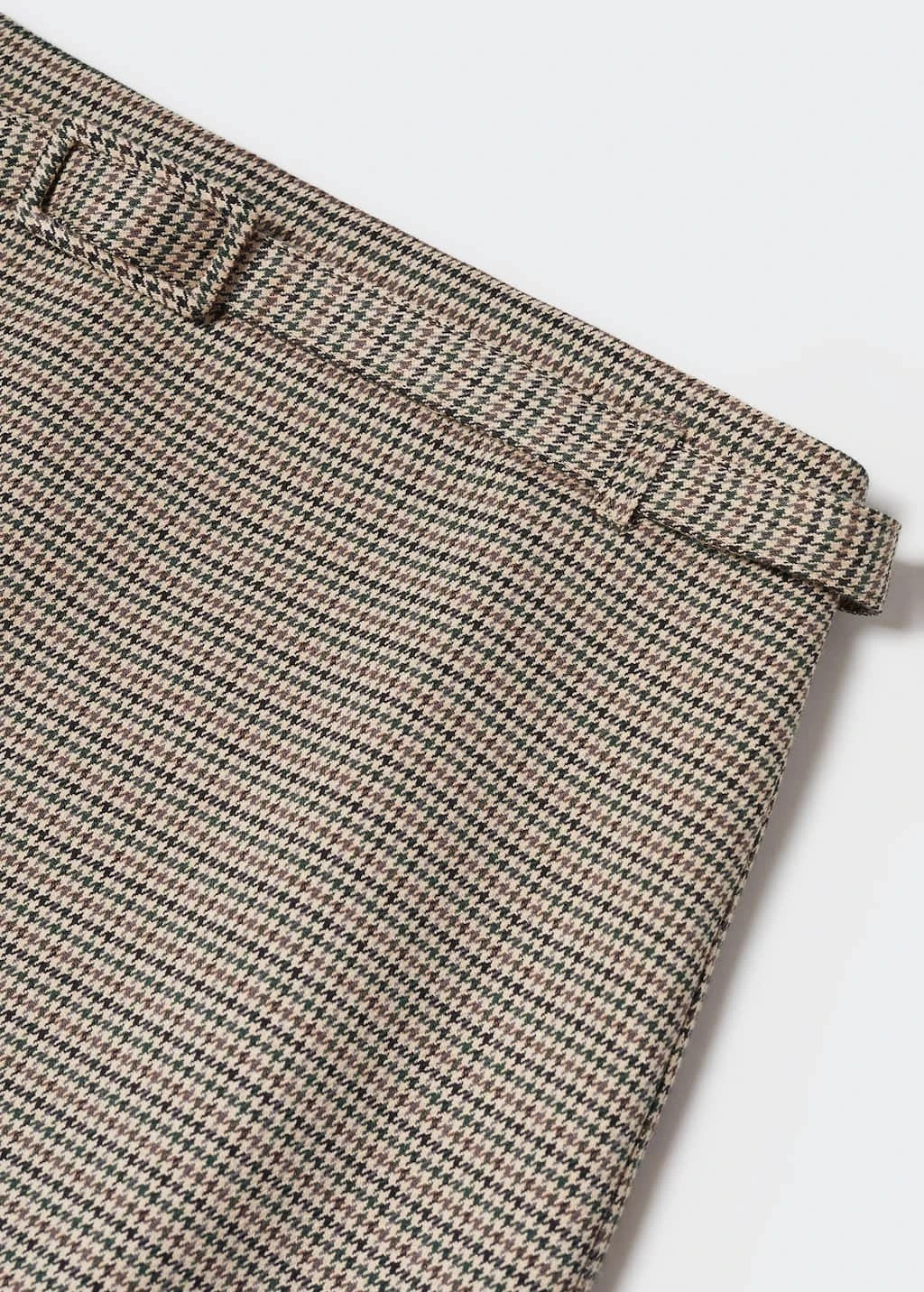 Minijupe Pied-de-poule Ceinture – Image 7