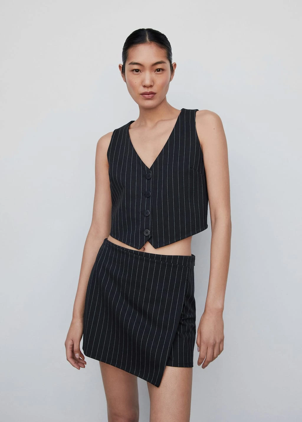 Gilet Crop Boutons – Image 8