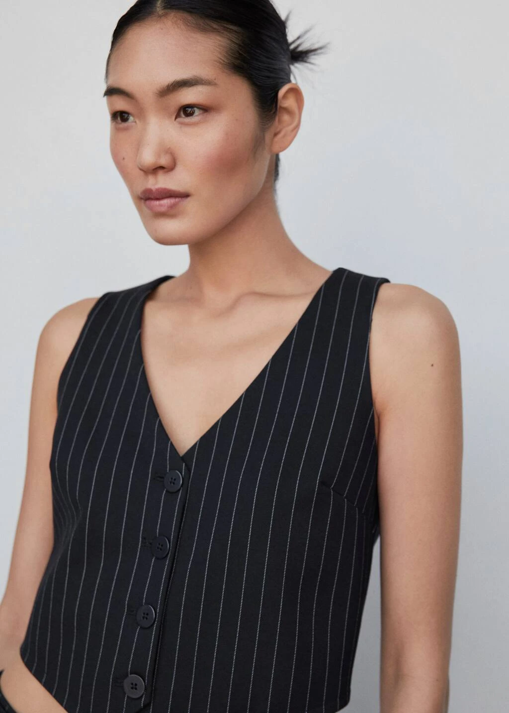 Gilet Crop Boutons – Image 11