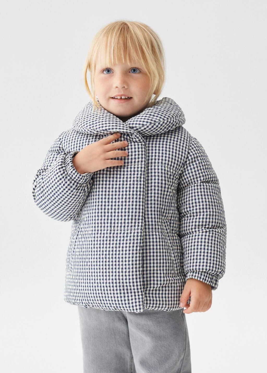 Anorak Matelassé à Carreaux