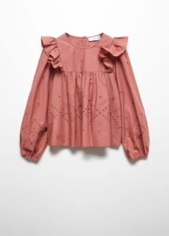 Blouse Coton Volantée