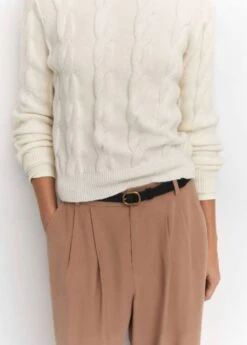 Ceinture Cuir Boucle Effet Usé