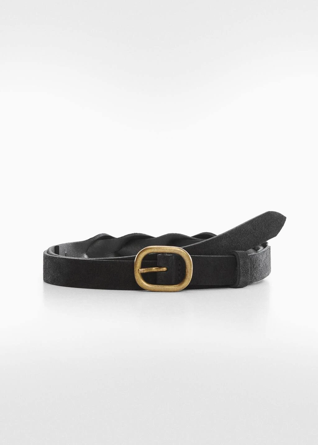 Ceinture Cuir Boucle Effet Usé – Image 2