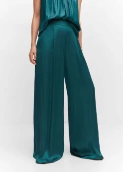 Pantalon Wideleg Satiné