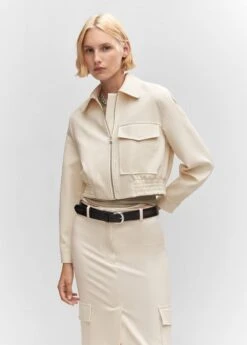 Veste Bomber Poche Cargo