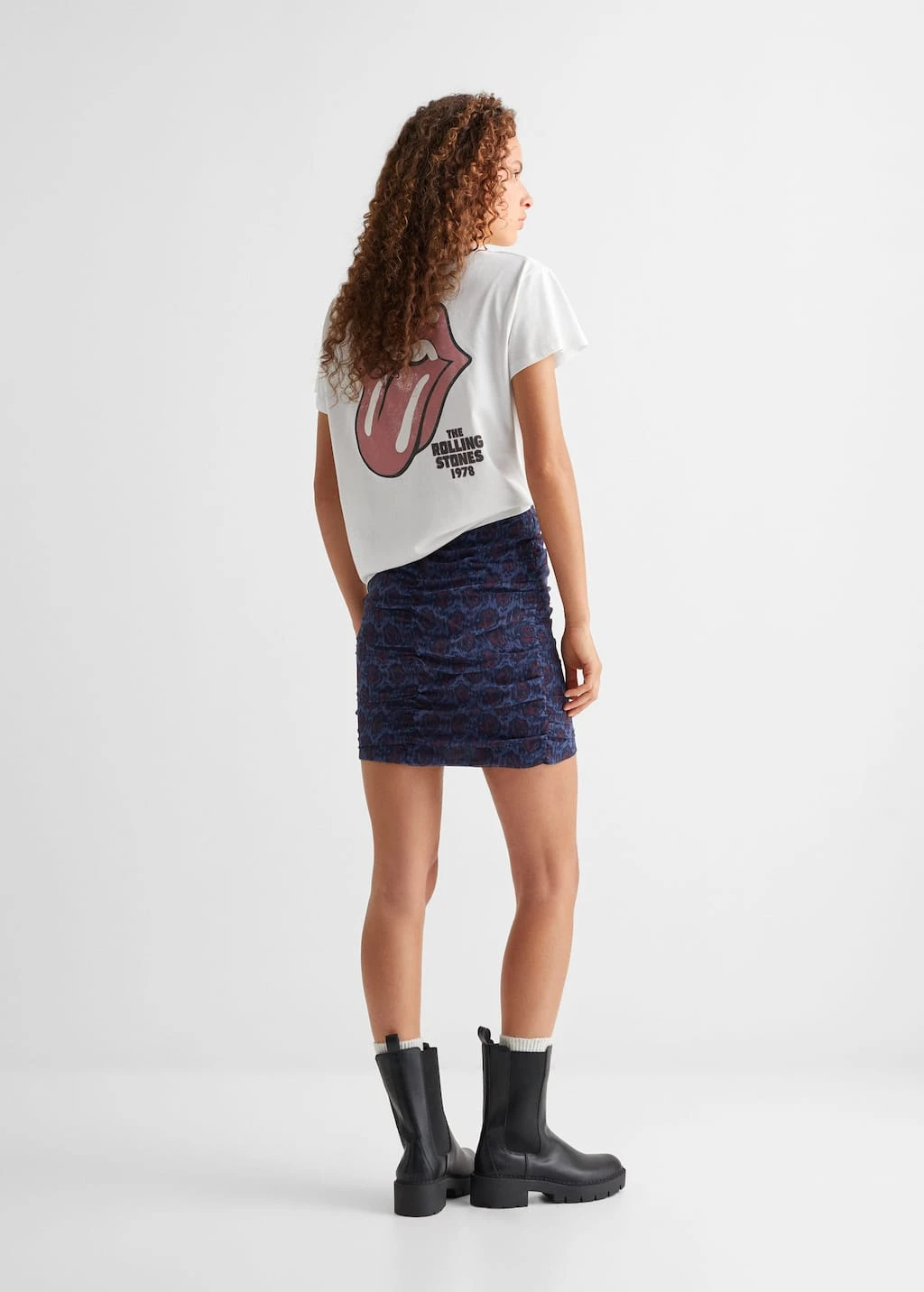 Jupe Imprimée Froncée – Image 3