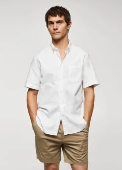 Chemise Regular-fit Oxford Manches Courtes