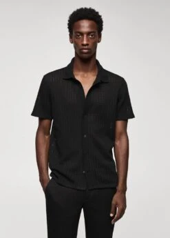 Polo Boutons Coton Crochet