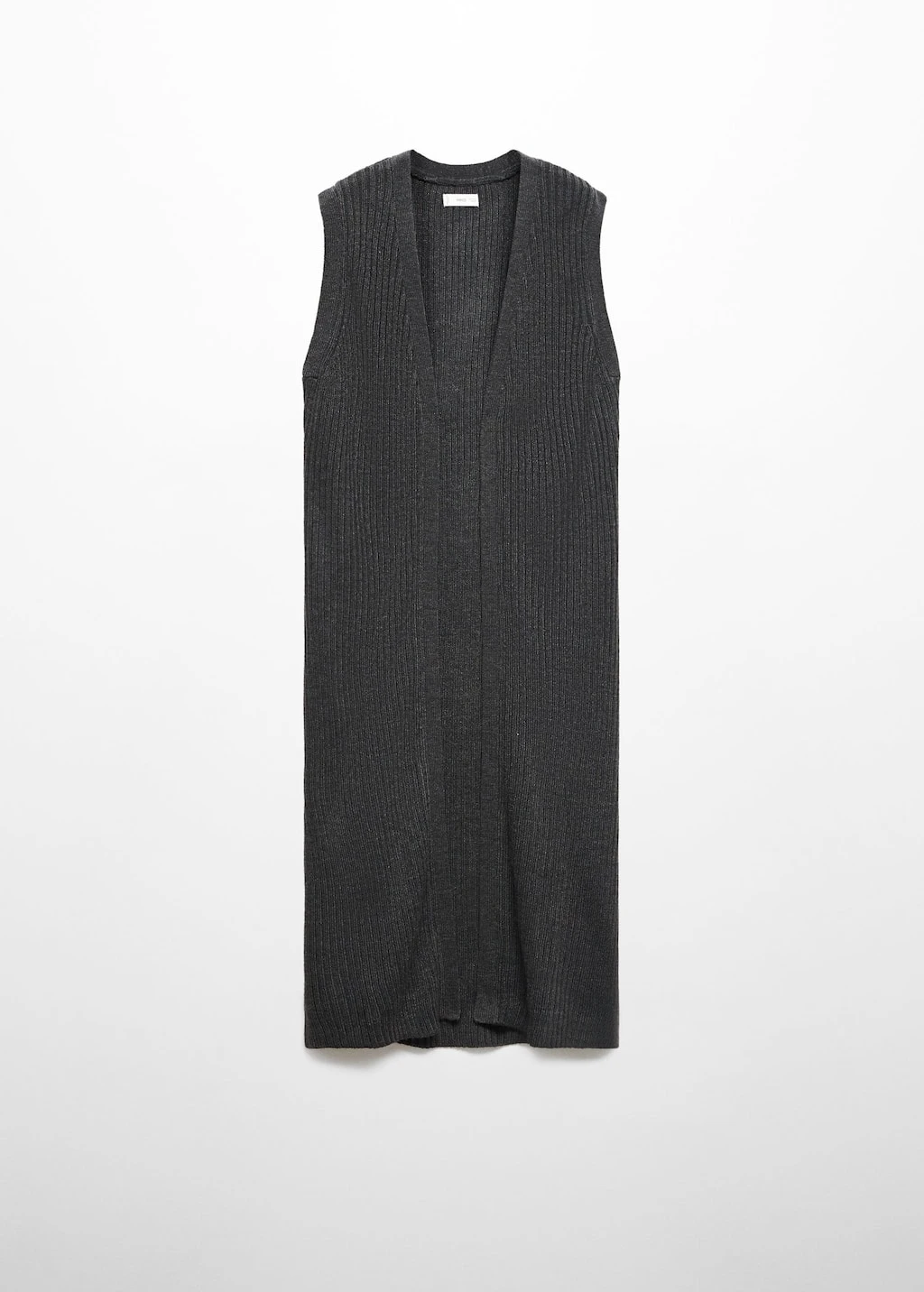 Cardigan Sans Manches Maille Côtelée – Image 7