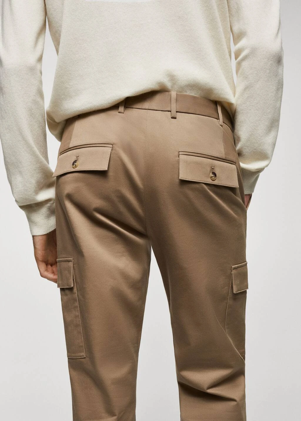 Pantalon Cargo Slim Fit En Coton â Image 14