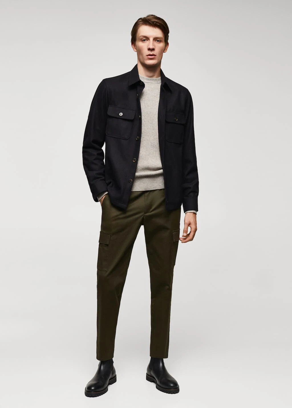 Pantalon Cargo Slim Fit En Coton â Image 18