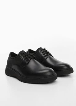 Derbys Cuir Combiné