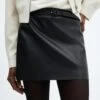 Minijupe Similicuir Ceinture