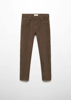 Pantalon Droit Velours Côtelé