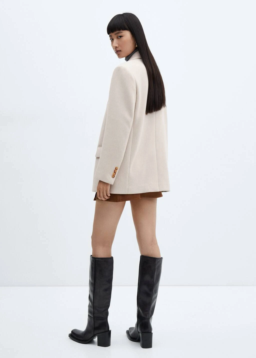 Veste Structurée Longue – Image 3