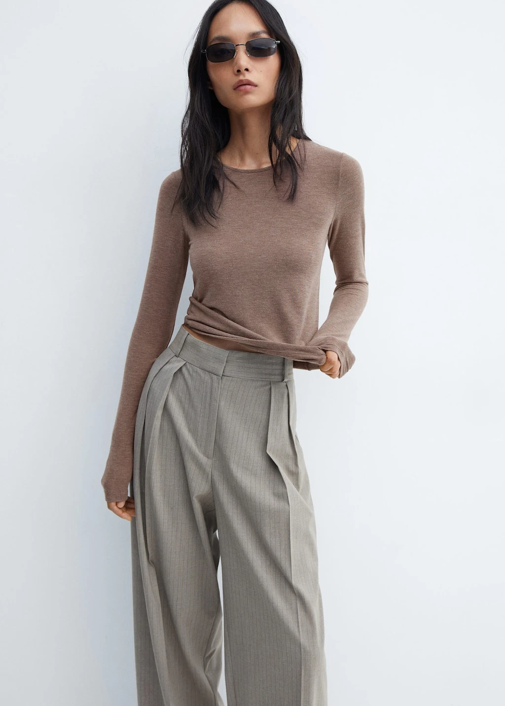 T-shirt Fin Col Rond â Image 12