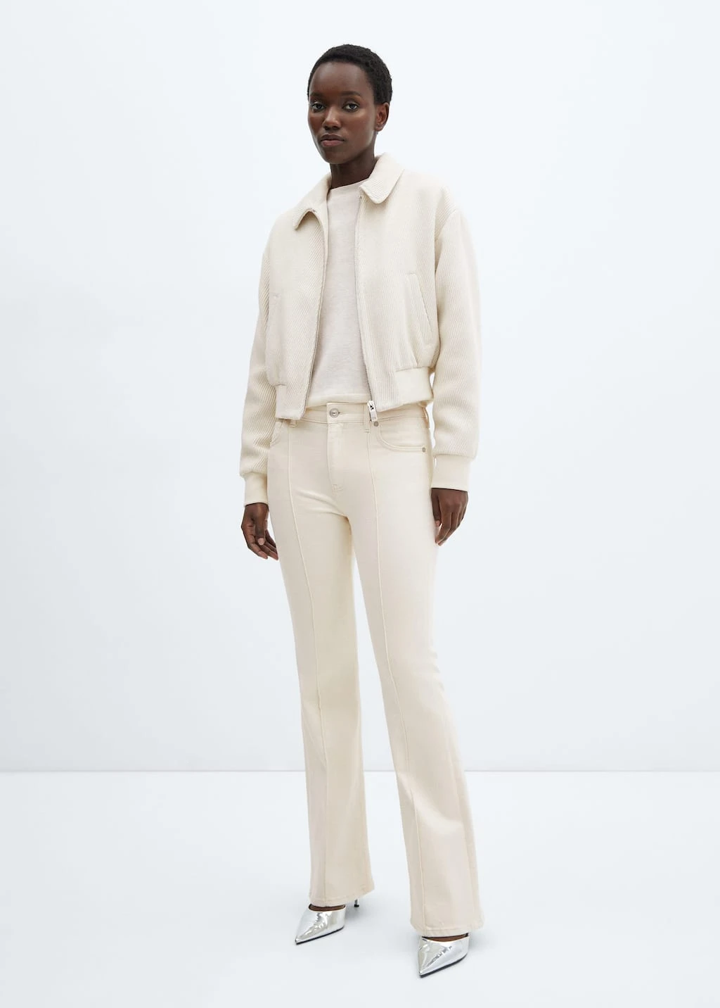 Jean Flare à Coutures Décoratives – Image 2