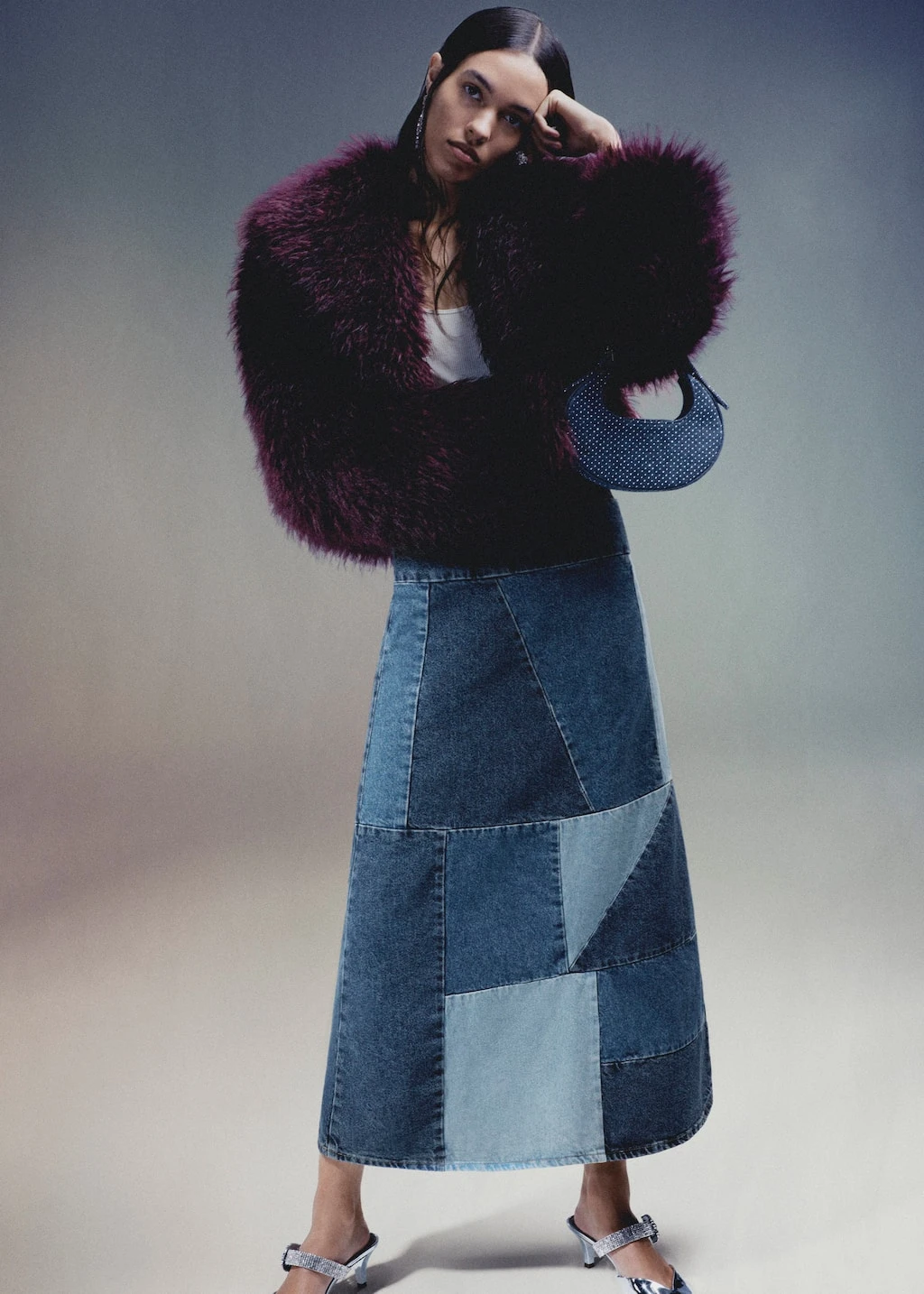 Jupe En Jean Patchwork – Image 5